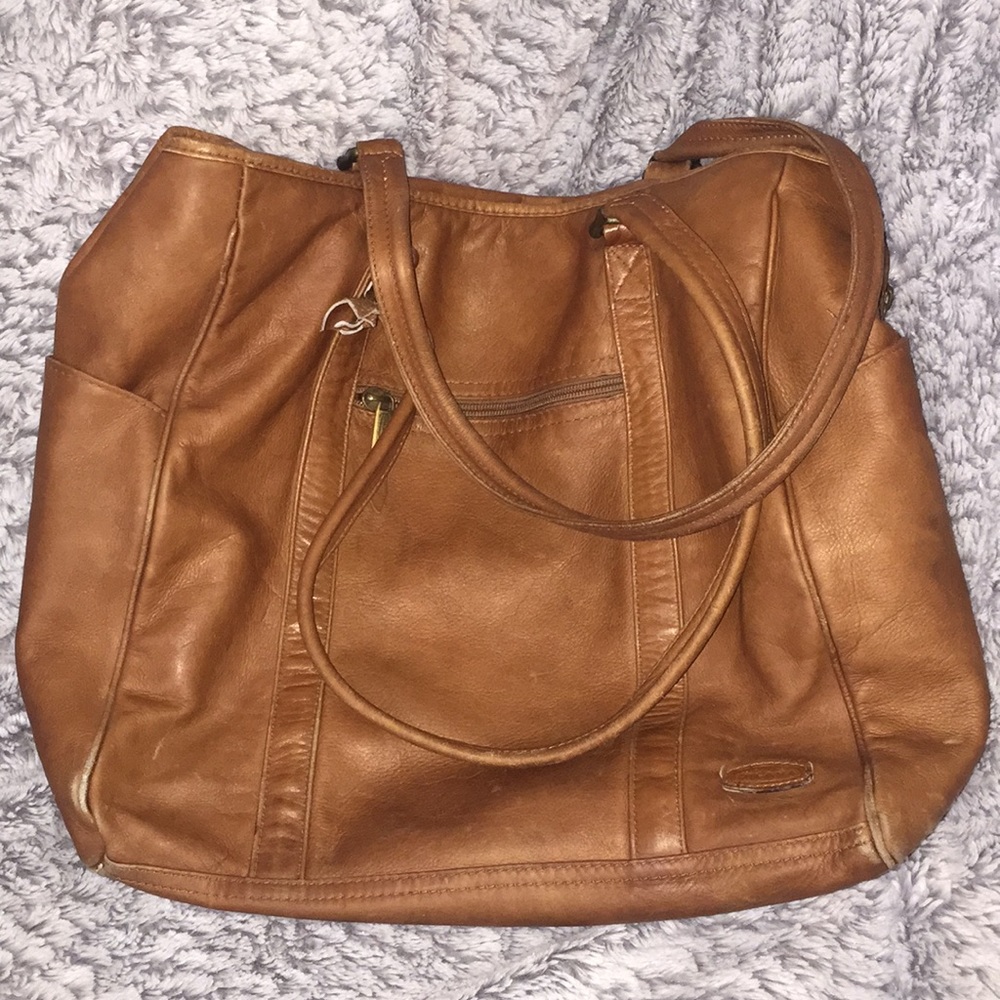 Dilana Large Brown Leather Bag